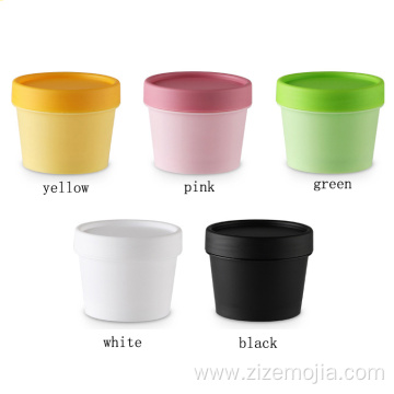 Color custom face cream cosmetic printed jars